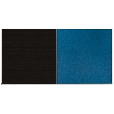 United Visual Products Enclosed Corkboard, 1 Door, 18"x24", 4" Fra UV3414-BRONZE-SURF